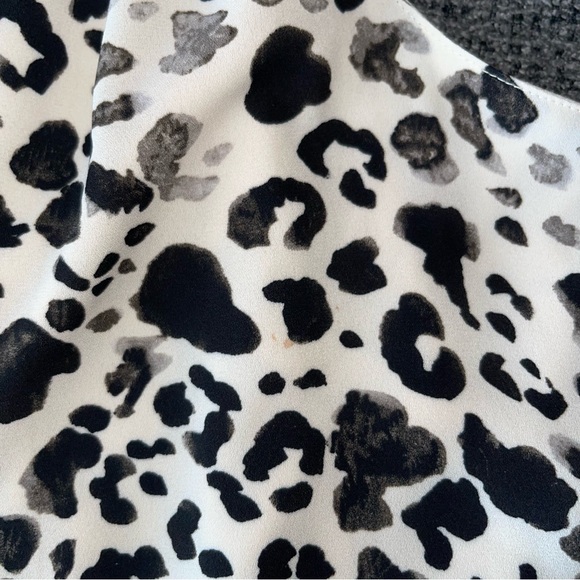 Lane Bryant Sleeveless Leopard Print Dress Asymmetrical Hem No Belt Size 18/20 - Picture 11 of 13